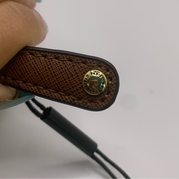 Karl Lagerfeld Paris Maybelle SLG Zip Brown Wallet - Picture 4 of 17